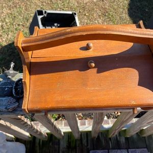 Vintage wooden sewing box